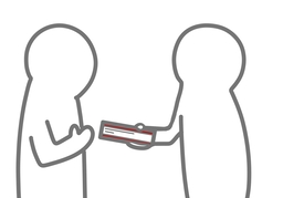 give awayのイラスト